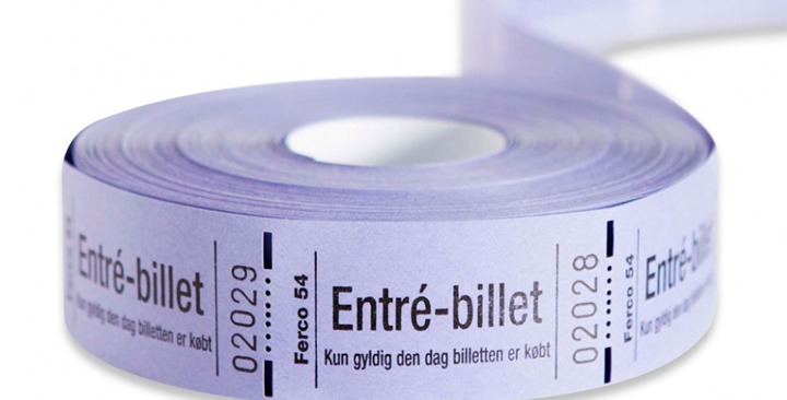 Rollen-Eintrittskarten
