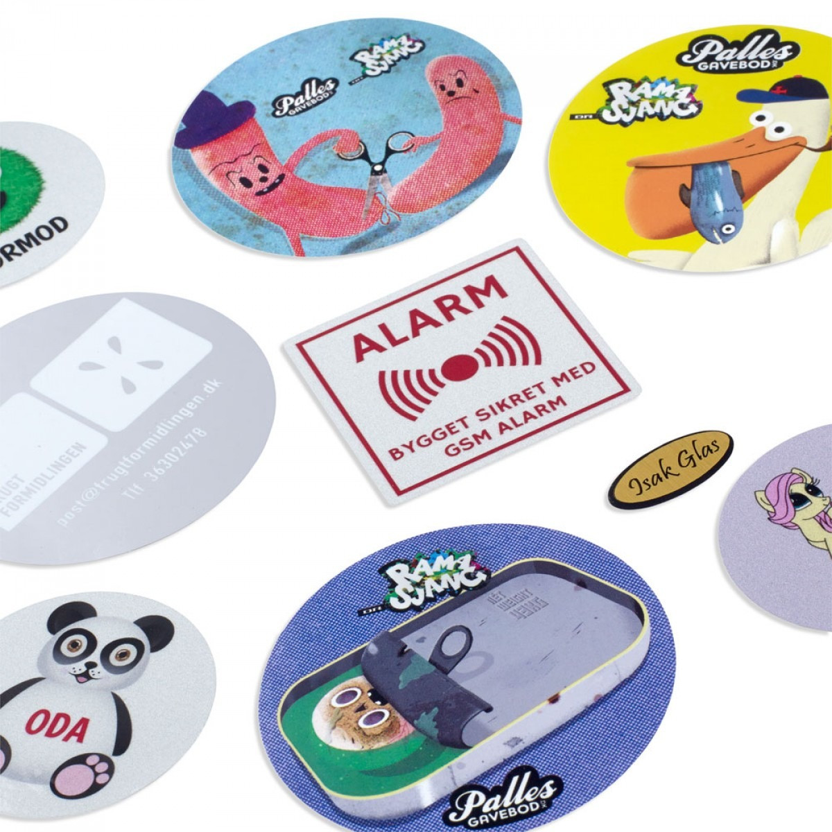 Aufkleber & Sticker mit Logo selbst gestalten » Ikast Etikett