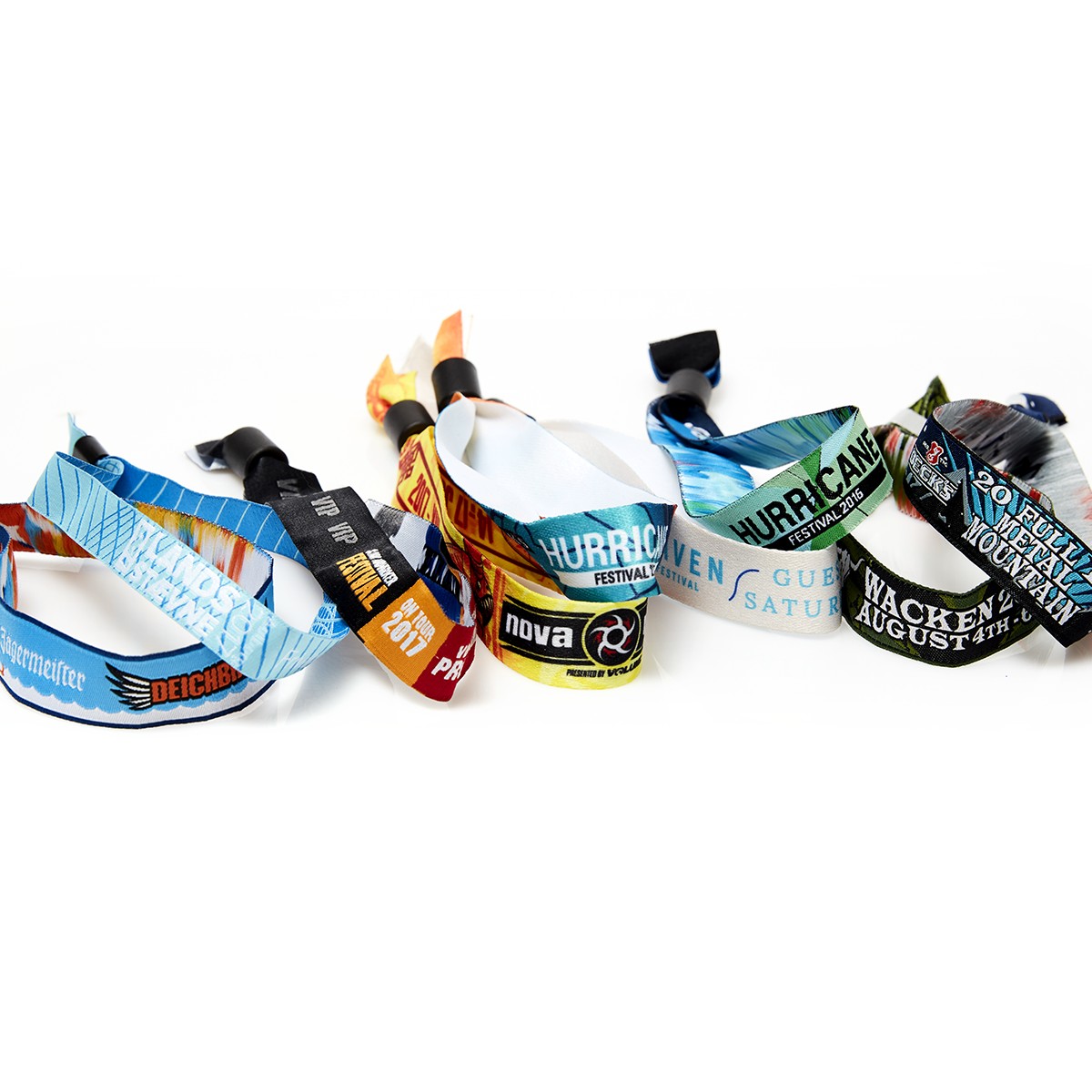 200 Stück Einlassbänder Festival - Leuchtende Party Armbänder In Pink & Blau