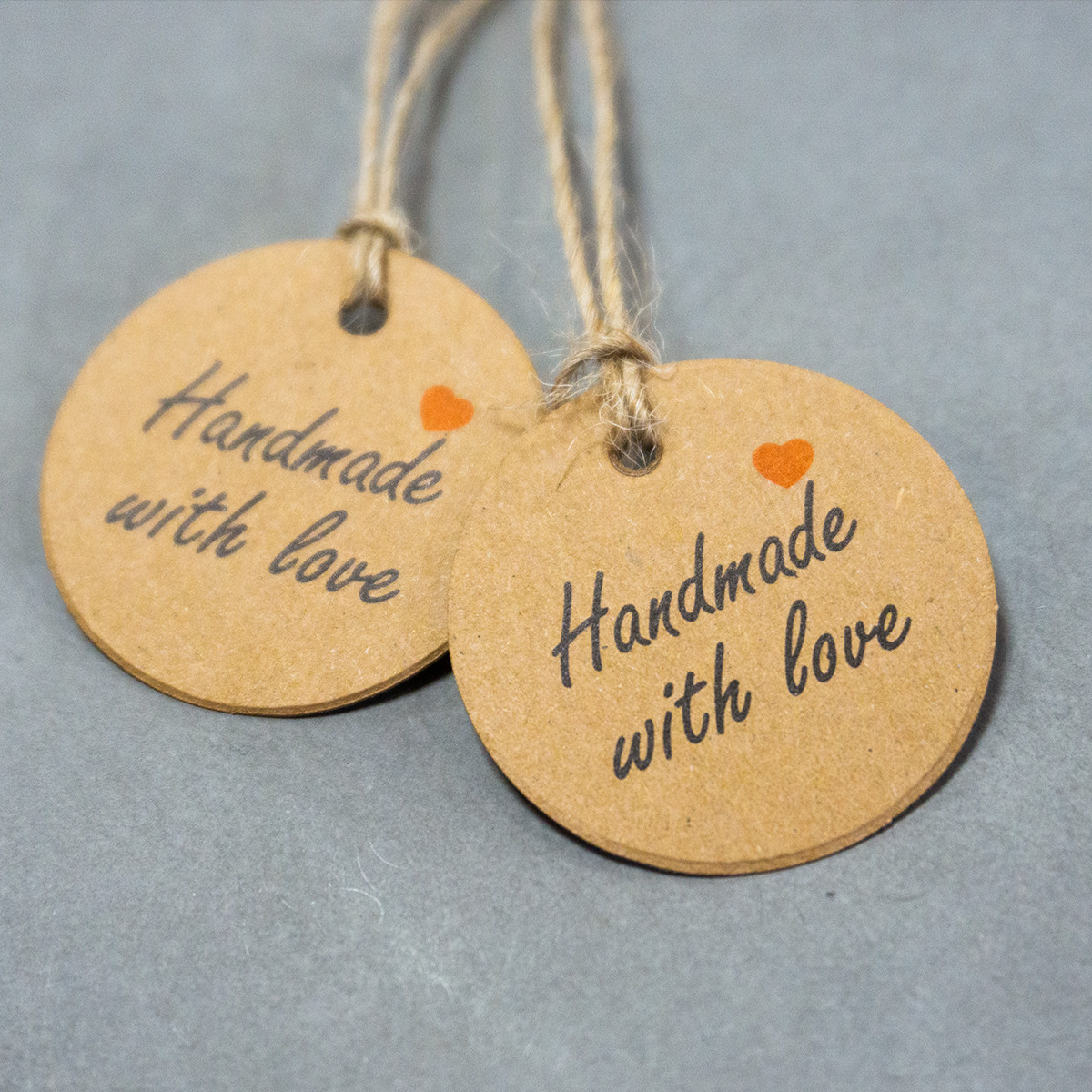Made by Handmade label Personalisierung von Handarbeiten