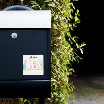Aufkleber für den Briefkasten
