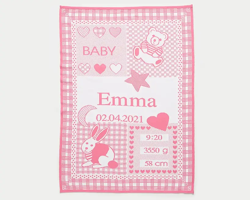Babydecke mit Namen