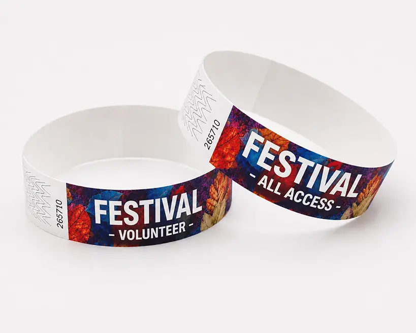 Papierarmbänder mit Druck – Angebot anfordern
