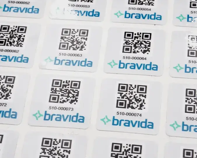 Aufkleber mit variablen Daten