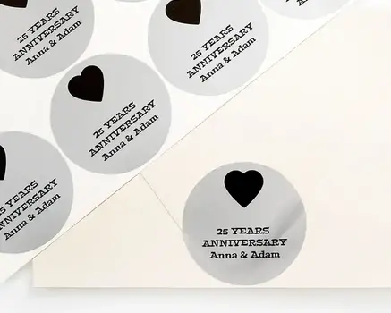 Erweiteter Designer für silberne Sticker