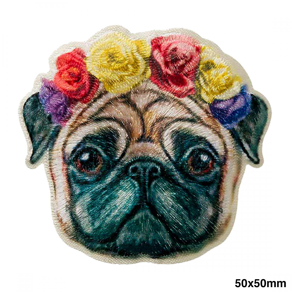 PUP WITH FLOWERS (20)