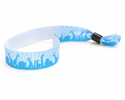 Blaue Party-Festivalbändchen