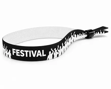 Weiße Crowd-Festivalbändchen