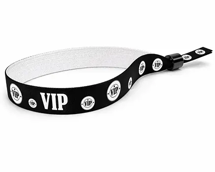 Schwarze VIP-Festivalbändchen