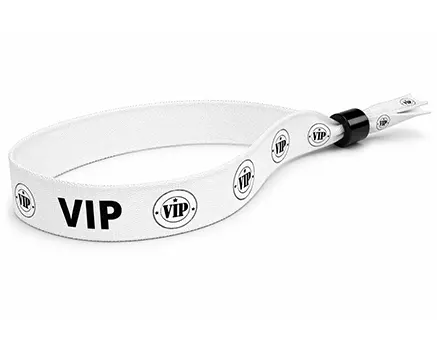 VIP-Festivalbändchen mit schwarzem Aufdruck