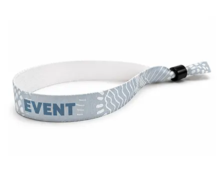 Grau gemustertes Festivalbändchen