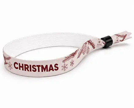 Festivalbändchen im Weihnachtsdesign