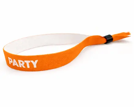 Neonorange Festivalbändchen